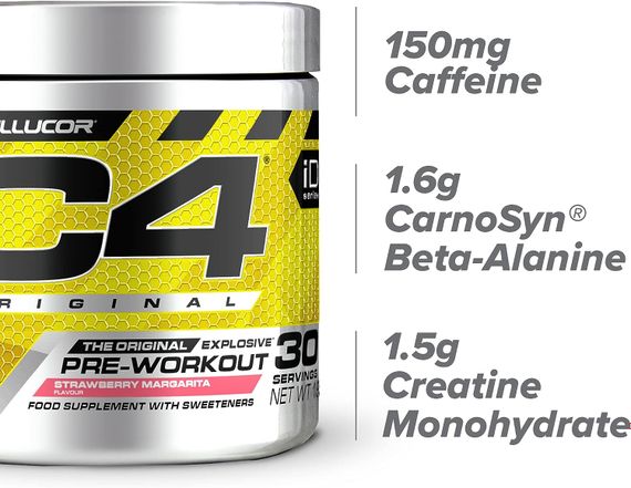 Передтренувальний комплекс Cellucor INT C4 30 serv 190 gram ( Strawberry Margarita) | Зображення 2