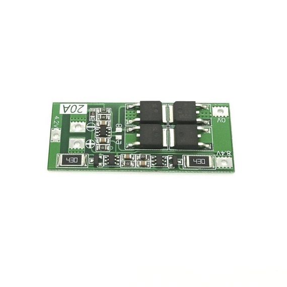 BMS 2S контроллер заряда-разряда Li-Ion 18650 20A 7.4V | Зображення 1