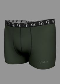 Труси-боксери чоловічі з широкою резинкою хакі