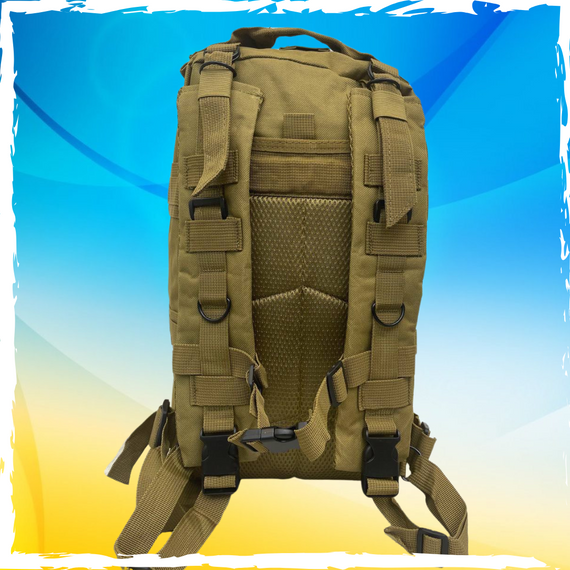 Рюкзак тактичний 38л. Рюкзак камуфляжний, дорожній, туристичний, піксельний, хакі. 38л | Зображення 2