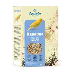 Повноцінний корм для канарейок і екзотичних птахів Природа "Канарейка" 6*500 г