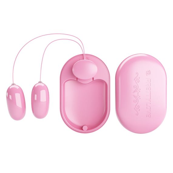 Вброяйцо PRETTY LOVE - Fun Box Pink, 12 vibration functions sexstyle | Зображення 4