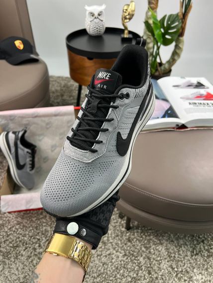 Чоловічі кросівки Air Zoom Street Grey Black (текстиль) A3903 46 | Зображення 5