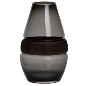 Скляна ваза з деревом кругла прозора HP-32-6
