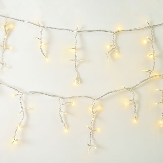 Электрическая гирлянда YES Бахрома 974846 2 м 84 LED тепло-белая