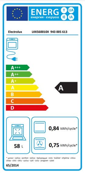 Плита Electrolux комбінована LKK560010X | Зображення 4