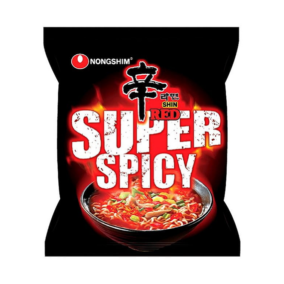 Корейськика локшина Shin Red Супергостра 120 г Nongshim 8801043053167