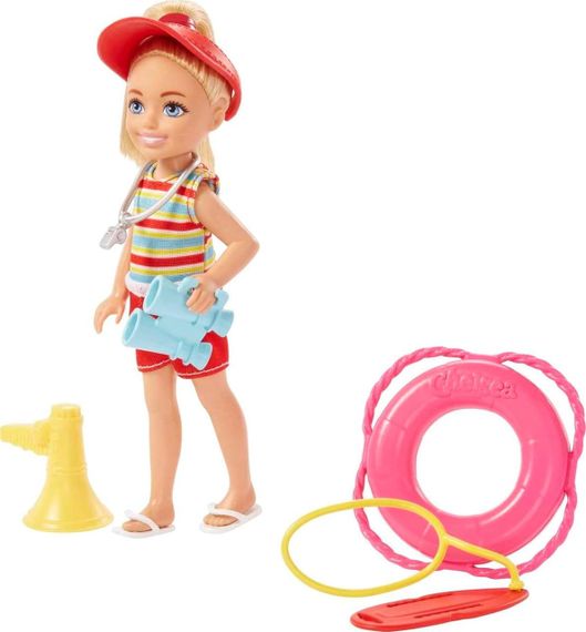 Ігровий набір Barbie Chelsea Lifeguard Лялька Челсі Рятувальник на воді | Зображення 1