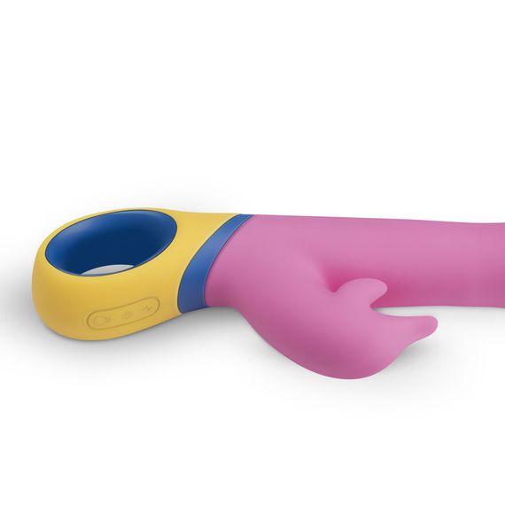 Вібратор-кролик з ротацією PMV20 Copy - Dolphin Vibrator | Зображення 4