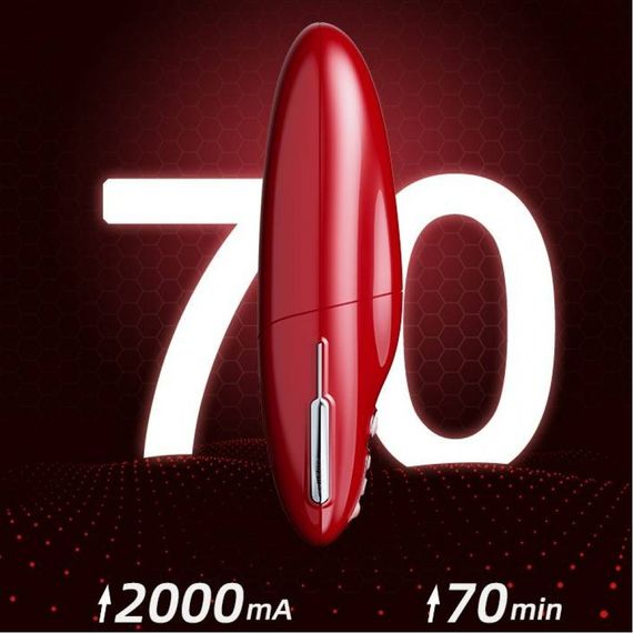 Вібратор трансформер з обертанням, фрикціями та підігрівом Qingnan No.9, червоний sexstyle | Зображення 18