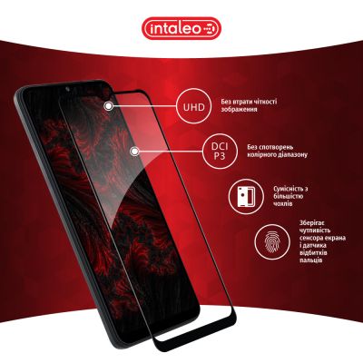 Стекло защитное Intaleo Full Glue Xiaomi Redmi A2+ Black (1283126564604) | Зображення 3