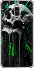 Чехол на Huawei Mate 9 Pro Череп-часы "4100u-819-17620"