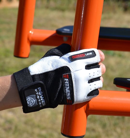 Перчатки для фитнеса Power System PS-2300 Fitness Black/White M | Зображення 4