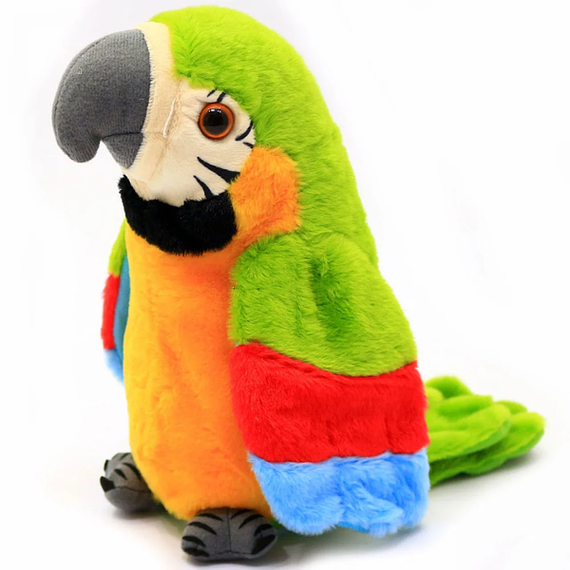 Інтерактивна іграшка Папуга, що говорить Папуга - повторюха Зелений