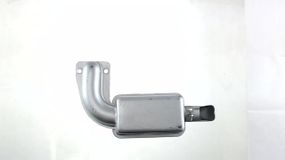 Глушитель   м/б 190N (12Hp)   (плоский, крепления на 2 болта)   DIGGER