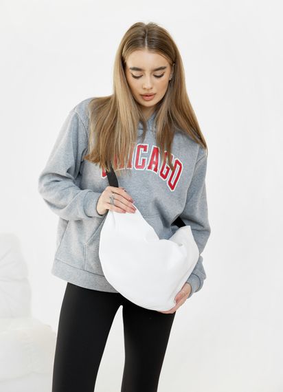 Сумка жіноча Sambag HOBO BAG-GLOVE Біла 25 х 58 х 4 см (53400008) | Зображення 6