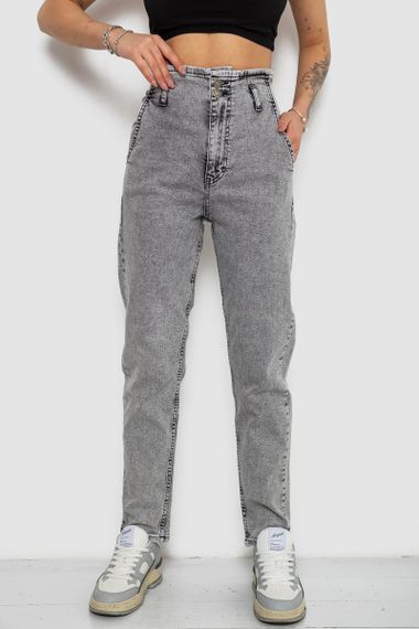 Джинси жіночі Mom-fit, колір сірий, 244R1640S20 | Зображення 1