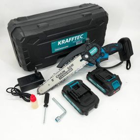 Ручная садовая электропила, Мини-цепная пила для дачи, Аккумуляторная цепная пила с подачей смазки