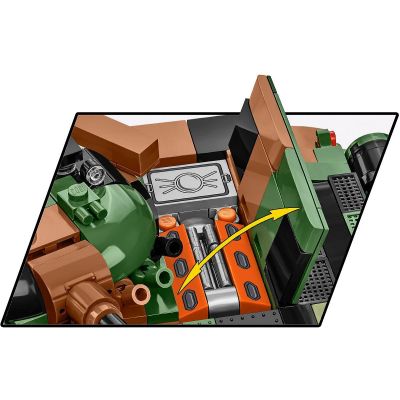 Конструктор Cobi Танк Т-72 M1R (UA/PL), 724 деталі (COBI-2624) | Зображення 4