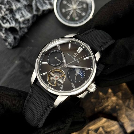 Чоловічий годинник Pagani Design PD-YS021 Black-Silver | Зображення 3