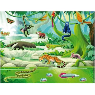Набор для творчества Melissa&amp;Doug Набор многоразовых наклеек Джунгли и Саванна (MD30502) | Зображення 2
