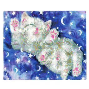 Алмазная мозаика "Волшебные сны" 178422 картон, неполная выкладка 21х25 см