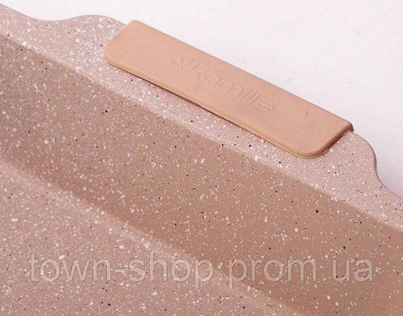 Форма для выпечки Kamille Marble 46х30х6см с силиконовыми ручками KM-6027A | Зображення 3