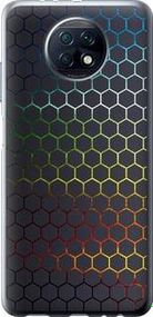 Чохол на Xiaomi Redmi Note 9T Переливні стільники із силікону FCh_010132