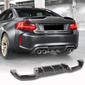 Дифузор заднього бампера V5 (для F87 M2/M2С, Карбон) для BMW 2 серія F22/23 2014-2021 рр