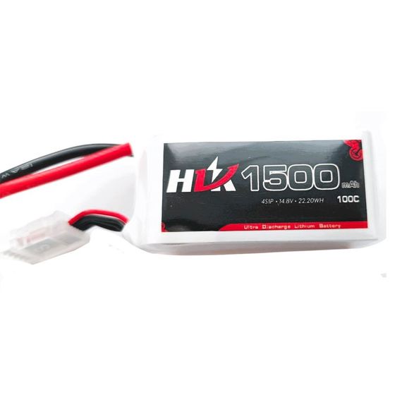 Акумулятор HLK 14.8v 1500 mAh Li-Po 4s 100C XT60 акумулятор для квардокоптерів дронів