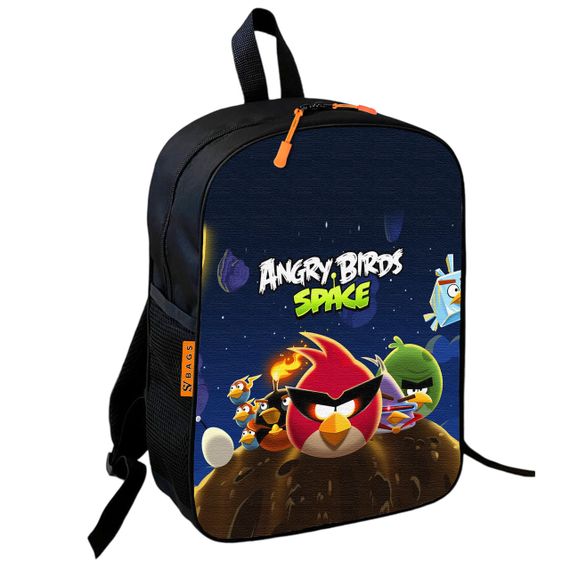 Рюкзак школьный детский 36х27см Angry Birds для девочки,мальчика (00859)