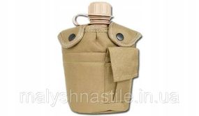 ФЛЯГА С ЧАШКОЙ MIL-TEC LC2 COYOTE 14506005 1Л