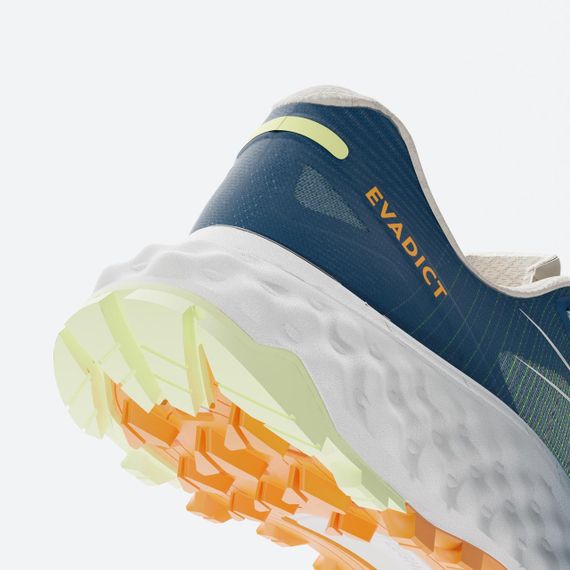 Кросівки чоловічі для трейлу EVADICT MT CUSHION бірюзові - EU44 UA43,5 | Зображення 4