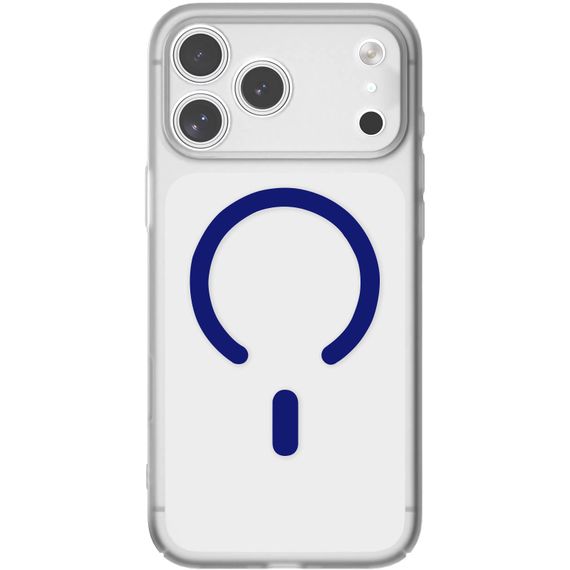 Чохол PC Slim Matte with Magnetic Fit (camera button) для Apple iPhone 17 Pro Max (6.9") Blue | Зображення 1