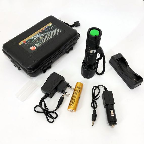 Портативний світлодіодний ліхтар з USB-зарядкою Bailong, Військовий тактичний ліхтар OU-31 | Зображення 3