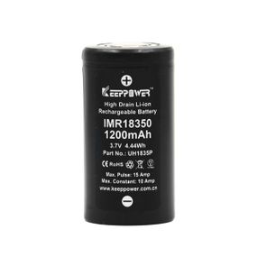 Аккумулятор KEEPPOWER IMR18350 1200 mAh - 10А