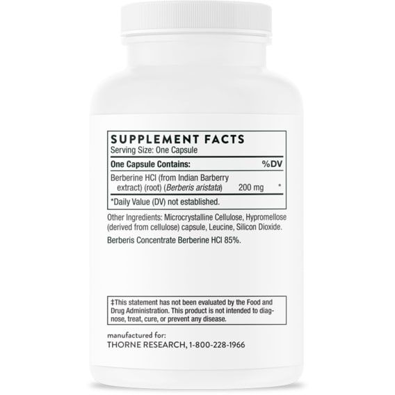 Барбарис Thorne Research Berbercap 60 Caps | Зображення 2