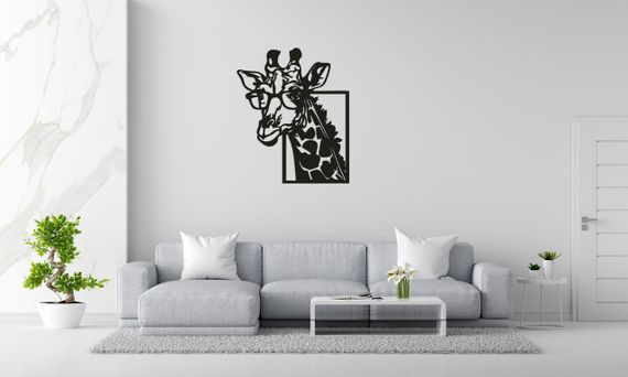 Панно декоративне картина на стіну Жираф 585х485 acr-p000070 | Зображення 1