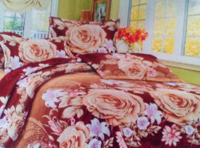 Комплект постельного белья от украинского производителя Polycotton Двуспальный 90922