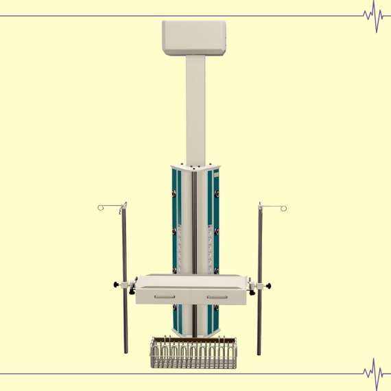 Реанимационный модуль вертикальный двойной подвесного типа