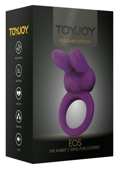 Ерекційне вібро кільце Eos the Rabbit C-Ring Sex Aura | Зображення 1
