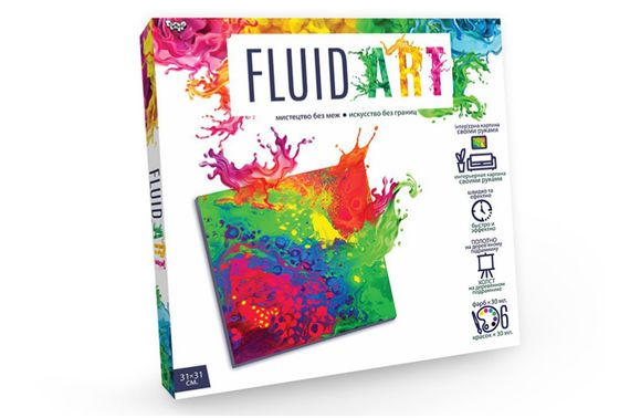 Набір для творчості FA-01-01,02,03,04,05 "Fluid ART" DANKO | Зображення 2
