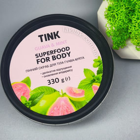 Скраб для тела пенный Tink Гуава-Мята 330 грамм
