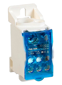 Розподільний блок на DIN-рейку РБД-160А Ny95500661