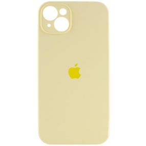 Чехол Silicone Case Full Camera Protective (AA) для Apple iPhone 14 Plus (6.7") Желтый / Mellow Yellow