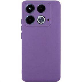 Чехол TPU GETMAN Liquid Silk Full Camera для Infinix Note 40 4G Фиолетовый / Amethyst