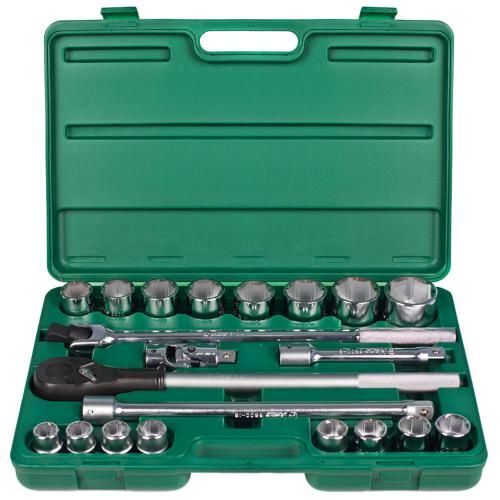 Набір торцевих головок 3/4"DR 19-50мм, 21 предм (6621MB) HANS