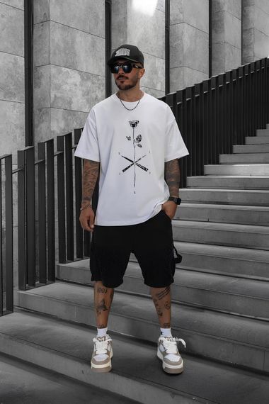 Футболка з ДТФ принтом (оверсайз) | Зображення 1