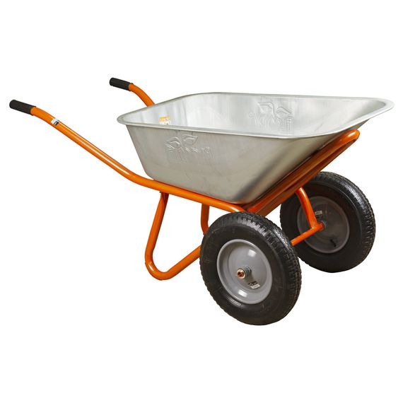 Тачка будівельна FLORA двоколісна 100 л 15" 5056714 | Зображення 4