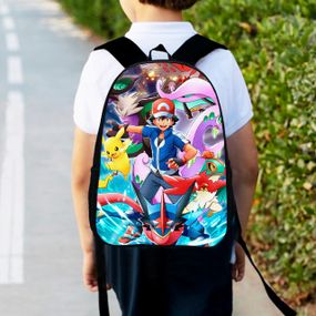 Рюкзак детский Покемон "Pokеmon" 34х27см,городской ранец для мальчика с принтом (00434)
